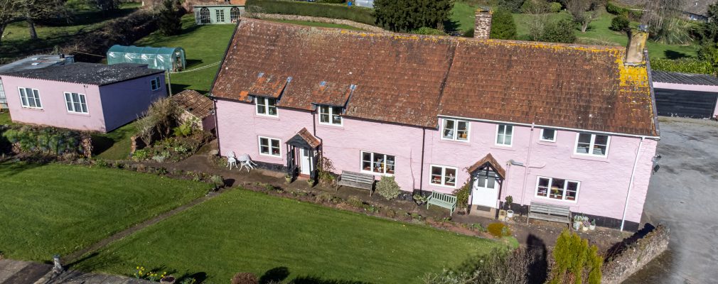 Hall Farm from above